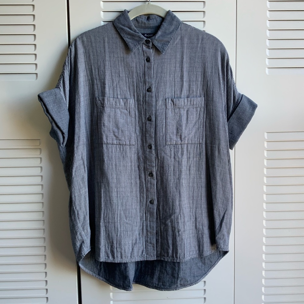 Madewell courier shirt in Lilydale stripe